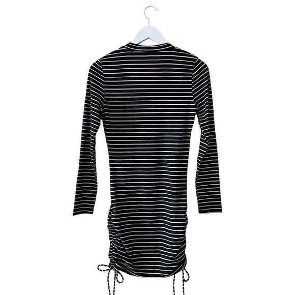 Nordstrom ABOUND Raincheck Ruched Side Dress Bodycon Mini Dress Black M - Picture 7 of 14